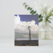 Carte postale de moulin à vent (Debout devant)