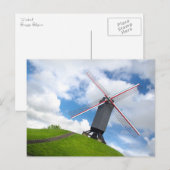 Carte postale de moulin à vent Brugge (Devant / Derrière)