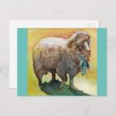 Carte postale de mouton (Devant / Derrière)