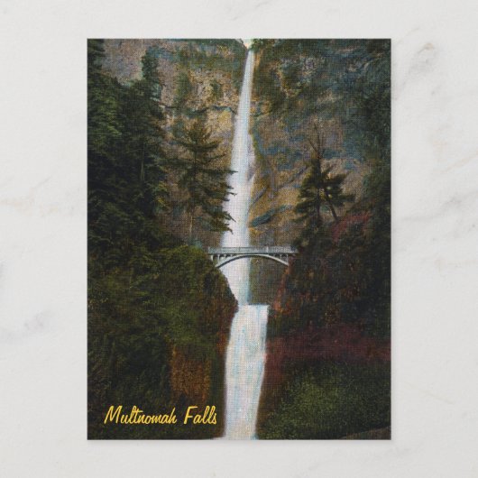 Carte postale de Multnomah Falls (Devant)