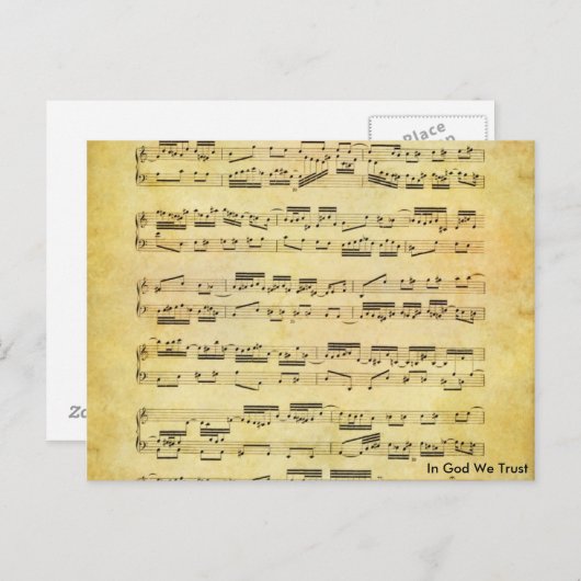 Carte postale de musique 24 (Devant / Derrière)