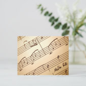 Carte postale de musique 3 (Debout devant)