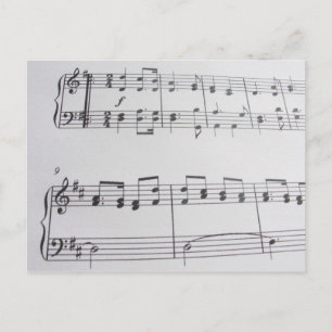 Carte postale de musique 32