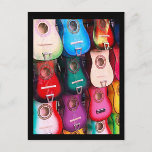 Carte postale de musique guitare