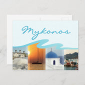 Carte postale de Mykonos Island Grèce (Devant / Derrière)