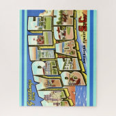 Carte postale de Myrtle Beach 16x20 Puzzle (Vertical)