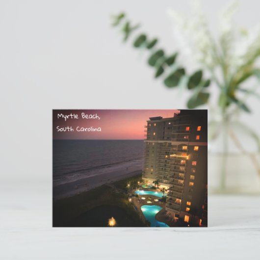 Carte postale de Myrtle Beach Caroline du Sud (Debout devant)