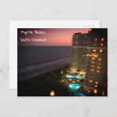 Carte postale de Myrtle Beach Caroline du Sud (Devant / Derrière)