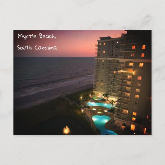 Carte postale de Myrtle Beach Caroline du Sud (Devant)