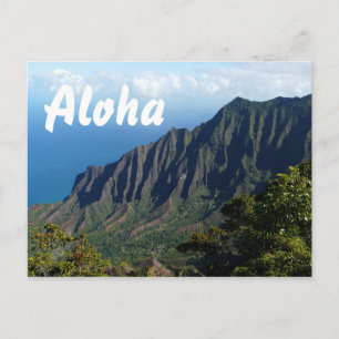 Carte postale de Na Pali Coast, Hawaii Aloha