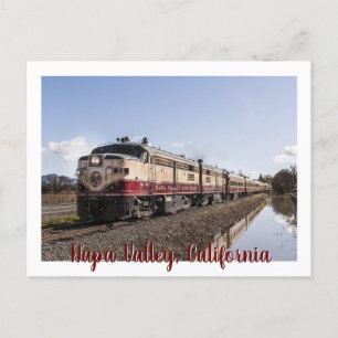 Carte postale de Napa Valley California Wine Train