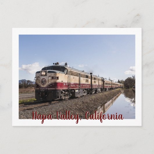 Carte postale de Napa Valley California Wine Train (Devant)