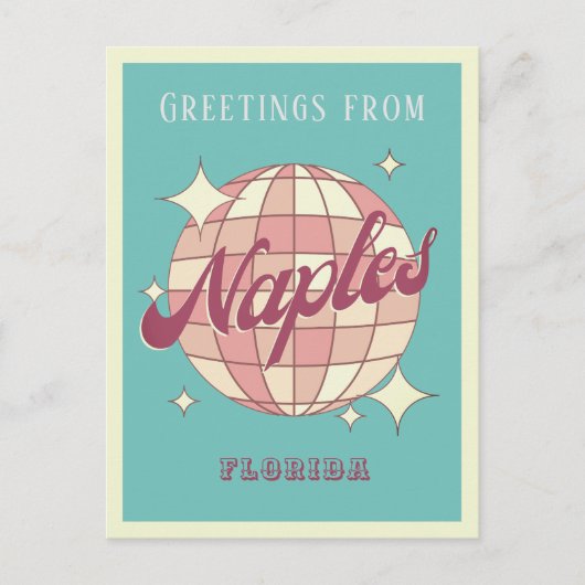 Carte postale de Naples (Devant)