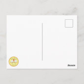 Carte postale de narval avec amour (Dos)