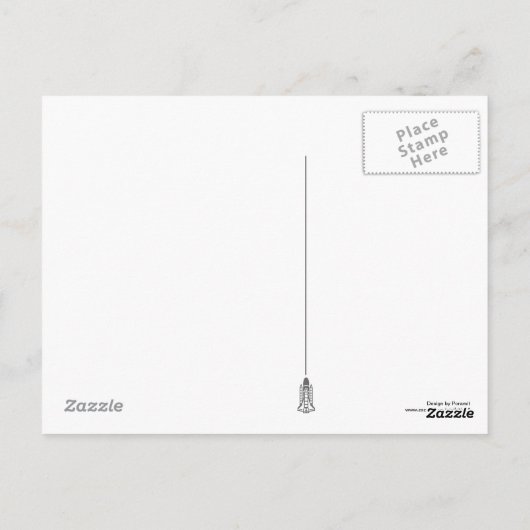 Carte postale de navette spatiale 2 (Dos)