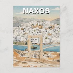 Carte postale de Naxos Grèce