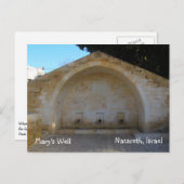 Carte postale de Nazareth Israël (Devant / Derrière)