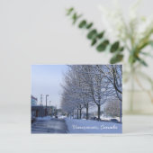 Carte postale de neige du Canada de Vancouver (Debout devant)