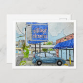 Carte postale de nettoyage de village ! (Devant / Derrière)