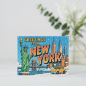 Carte postale de NEW YORK (Debout devant)