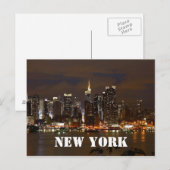 Carte postale de New York (Devant / Derrière)