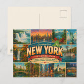 Carte postale de New York (Devant / Derrière)