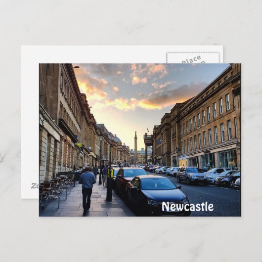 Carte postale de Newcastle (Devant / Derrière)