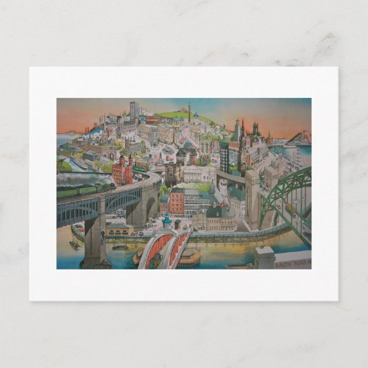 Carte postale de Newcastle upon Tyne (Devant)