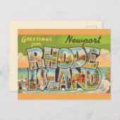 Carte postale de Newport Rhode Island (Devant / Derrière)
