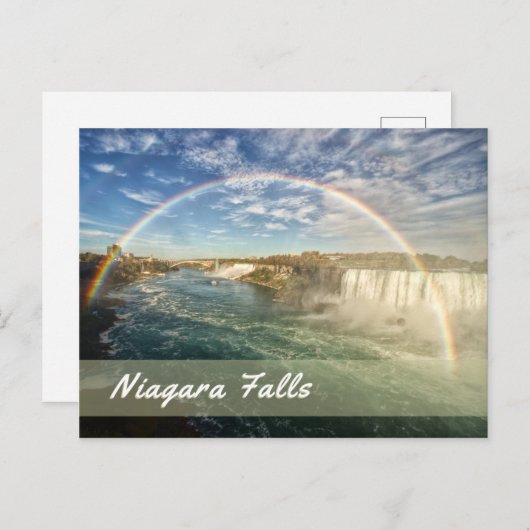 Carte postale de Niagara Falls (Devant / Derrière)