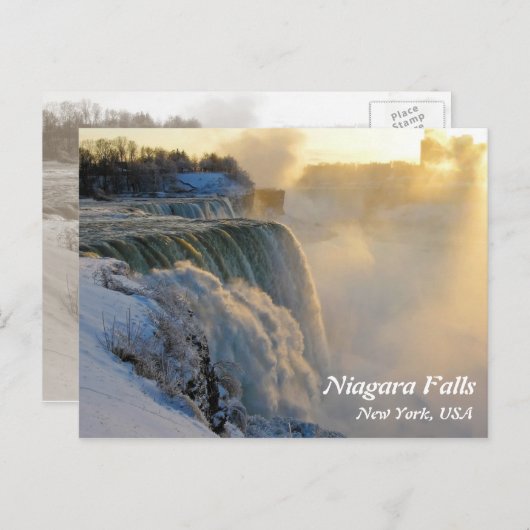 Carte postale de Niagara Falls (Devant / Derrière)