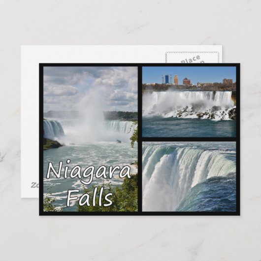 Carte postale de Niagara Falls (Devant / Derrière)