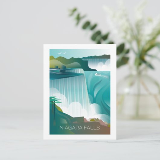 Carte postale de Niagara Falls (Debout devant)