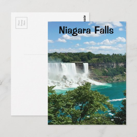 Carte postale de Niagara Falls (Devant / Derrière)