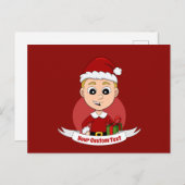 Carte postale de Noël (Devant / Derrière)