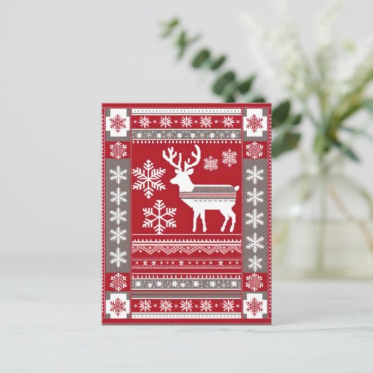 carte postale de noël (Debout devant)