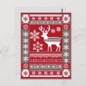 carte postale de noël (Devant / Derrière)