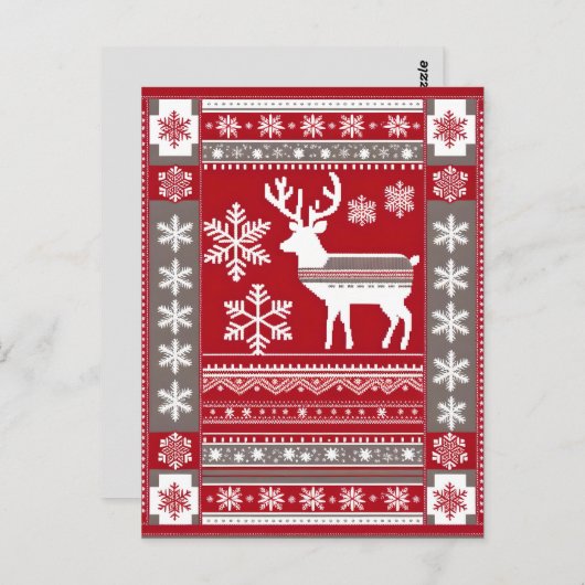 carte postale de noël (Devant / Derrière)