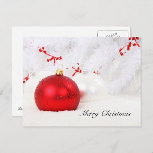 Carte postale de Noël (Devant / Derrière)