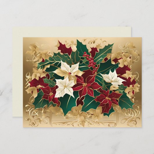 carte postale de noël (Devant / Derrière)