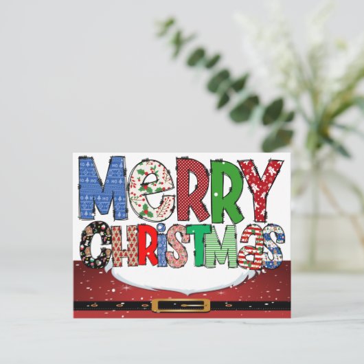 Carte postale de Noël (Debout devant)