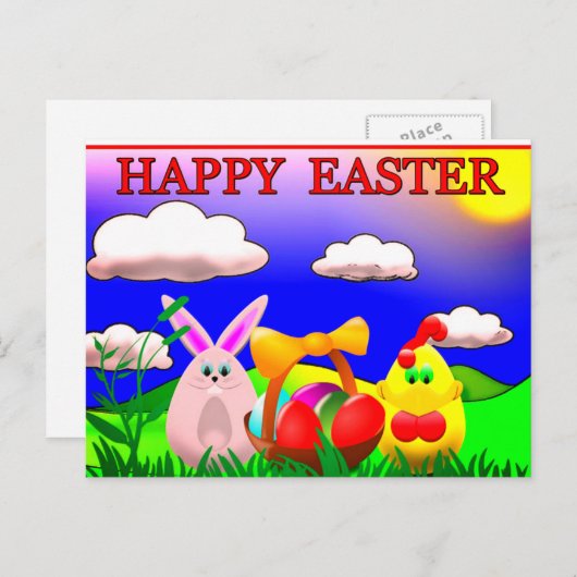 Carte postale de Noël (Devant / Derrière)