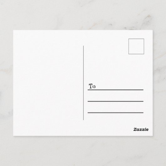 Carte postale de Noël (Dos)