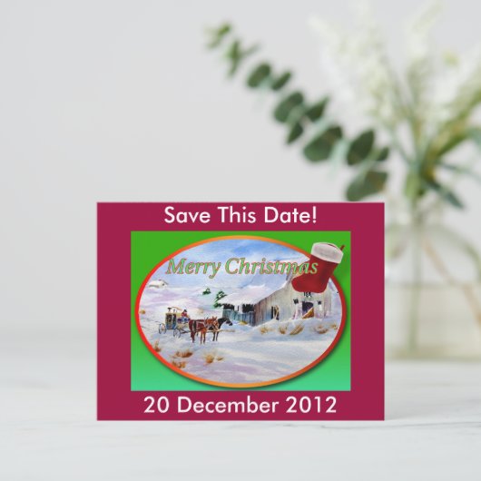 Carte postale de Noël (Debout devant)