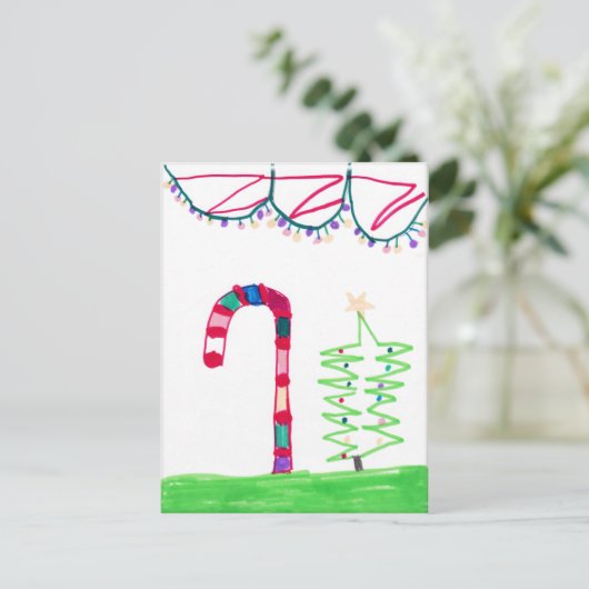 Carte postale de Noël (Debout devant)