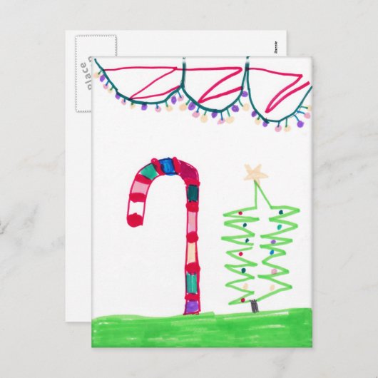 Carte postale de Noël (Devant / Derrière)