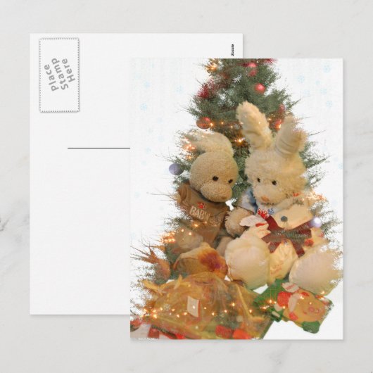 Carte postale de Noël (Devant / Derrière)