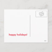 Carte postale de Noël (Dos)