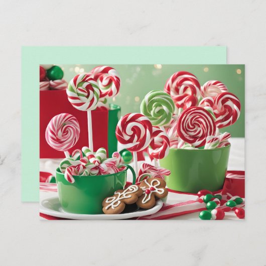 carte postale de Noël (Devant / Derrière)