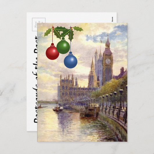 Carte postale de Noël (Devant / Derrière)